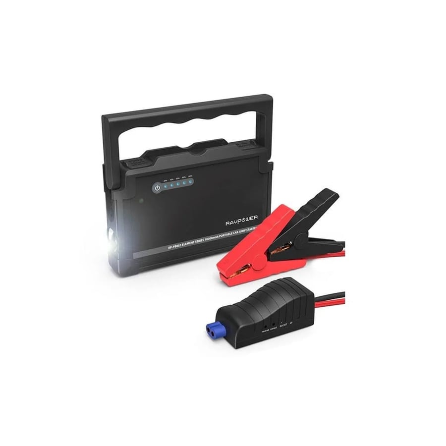 Raf Power - Car battery and subscription with 18000 mAh - Black