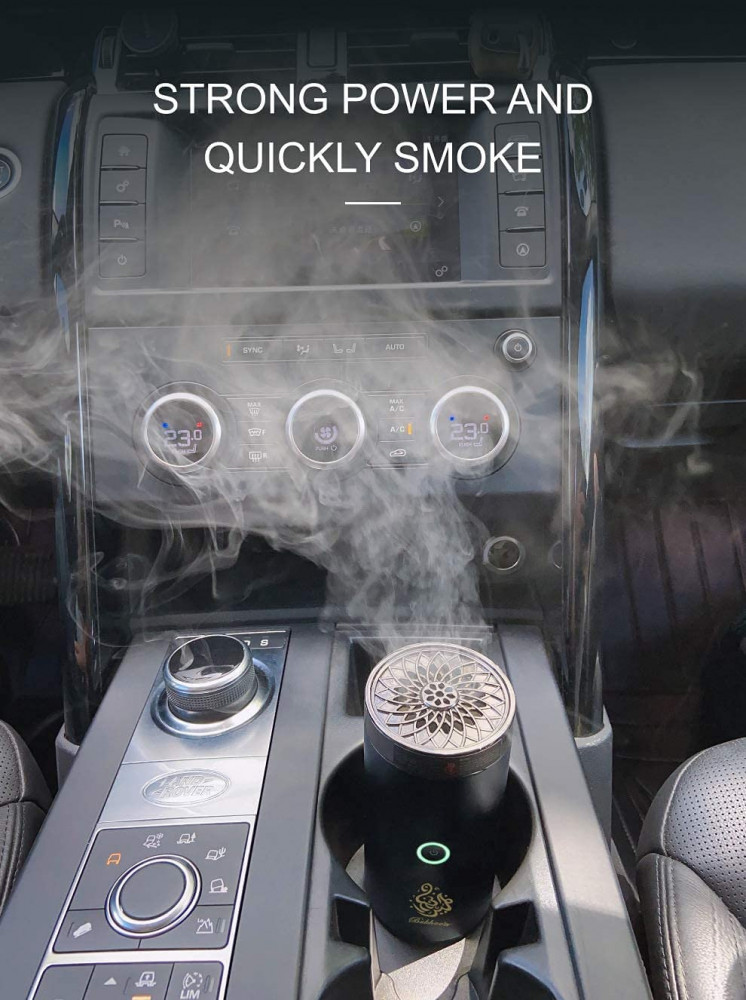 Large portable electronic incense burner powered by charging