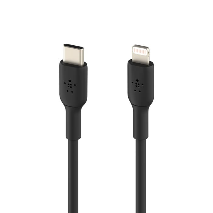Belkin - Type C charging cable to Lightning 1 meter - Black