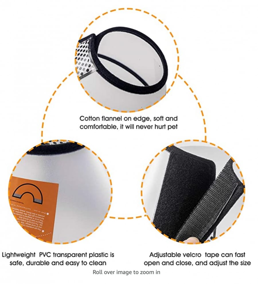 طوق التعافي للكلاب و القطط - Pet Recovery Collar For Dogs & Cats