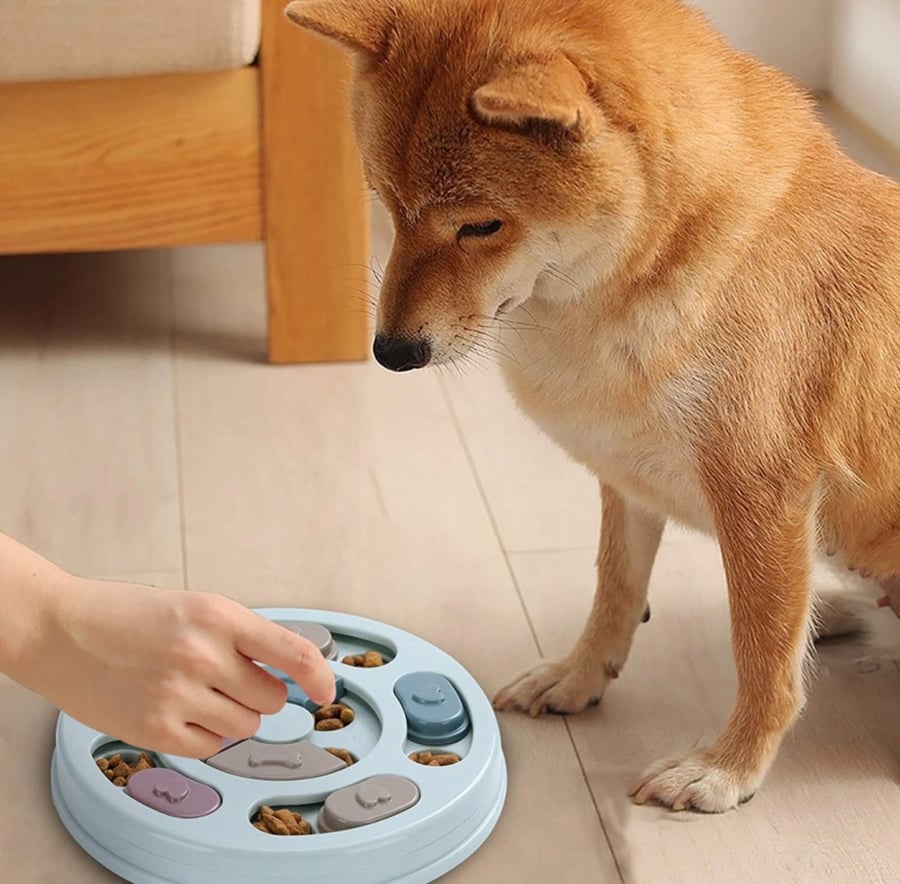 لعبة الألغاز التحفيزية للكلاب للتدريب والتحفيز العقلي - Dog Puzzle Toys, Treat Puzzle Toys for Training and Mental Stimulation