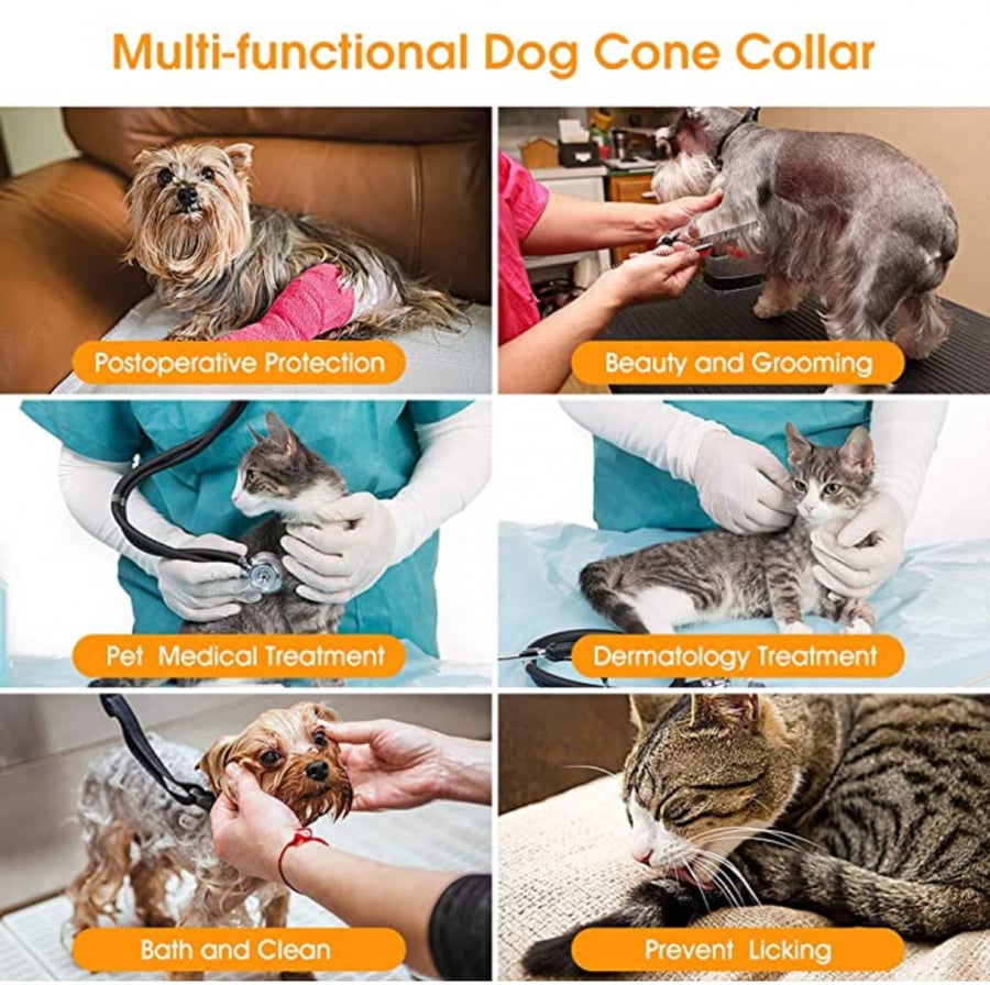 طوق التعافي للكلاب و القطط - Pet Recovery Collar For Dogs & Cats