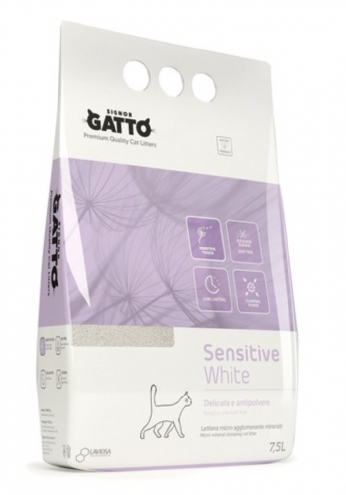 signor Gatto Sensitive White 7.5L