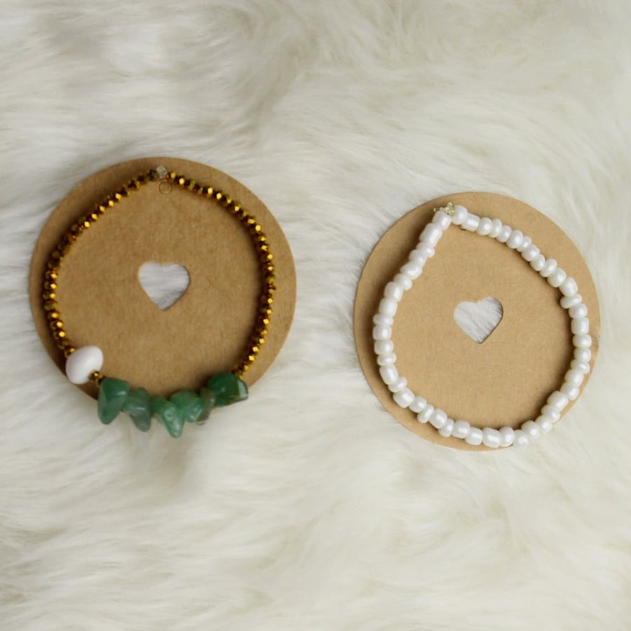 A set of two bracelets