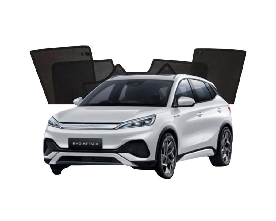 ستائر جوانب + زجاج خلفي (بي واي دي اتو3 BYD Atto3)2023-2025
