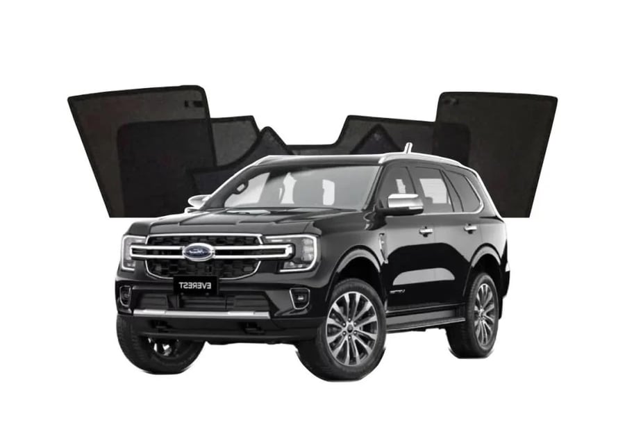 ستائر جوانب + زجاج خلفي (فورد ايفريست Ford Everest) 2023-2025