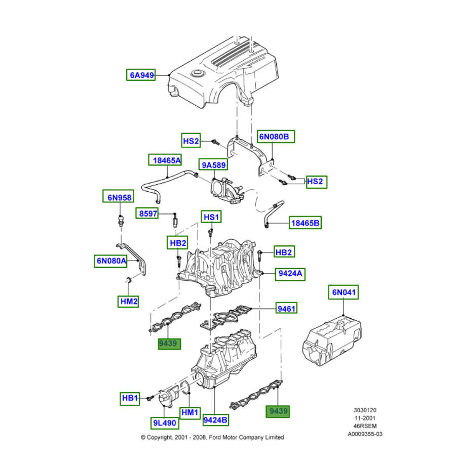 وجة ثلاجة F150/اكسبديشن/اكسبلور/لينكون  05/03 V8⭐⭐⭐