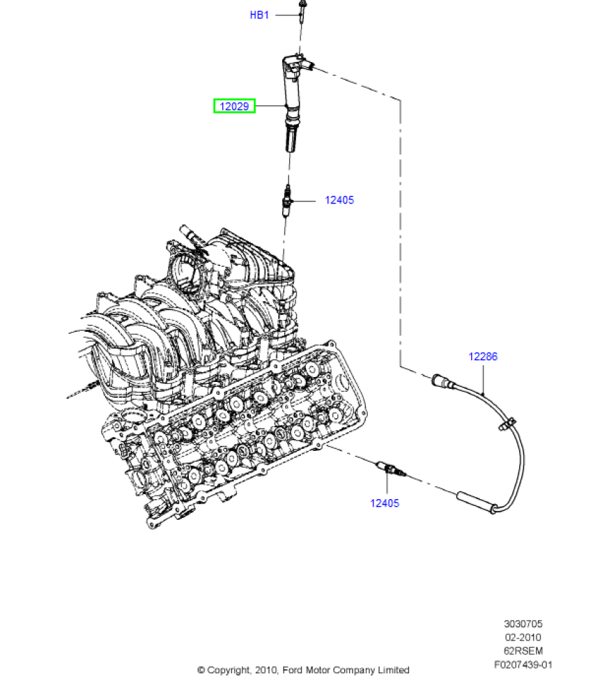 كويل كهرباء F150/E350 فورد 17/10