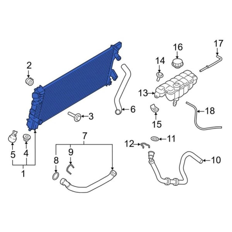 رديتر ماء F150/فورد 20/15 V6 /V8
