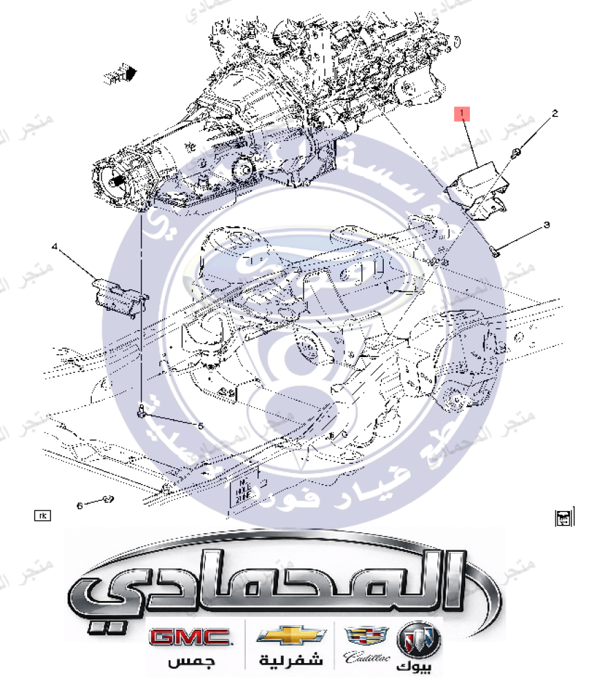 كرسي مكينة جمس/سوبربان/يوكن/تاهو 14/07⭐⭐⭐