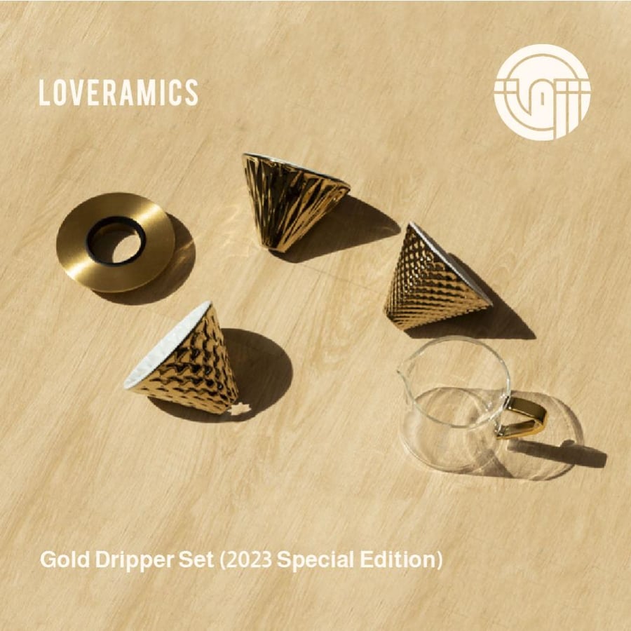 A distillation set from Lovramax - Gold color (Eastern logo)