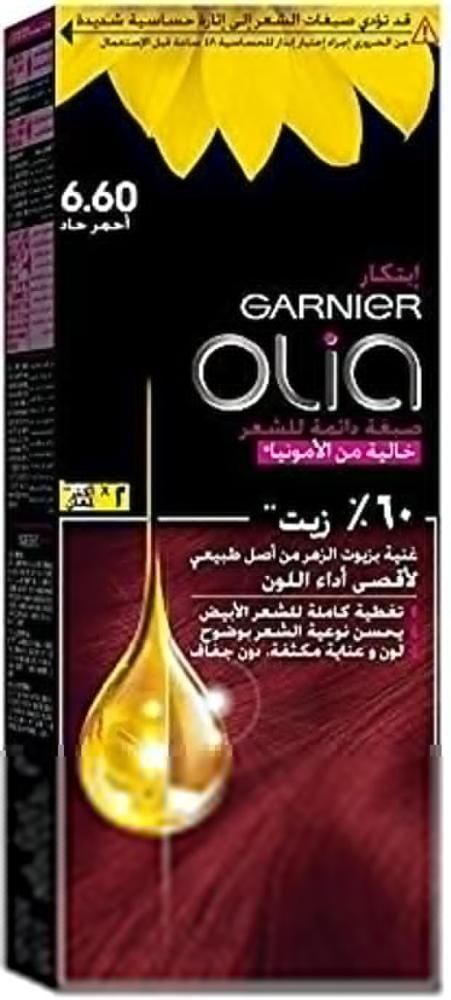 غارنييه صبغة شعر اوليا 606 احمر حاد