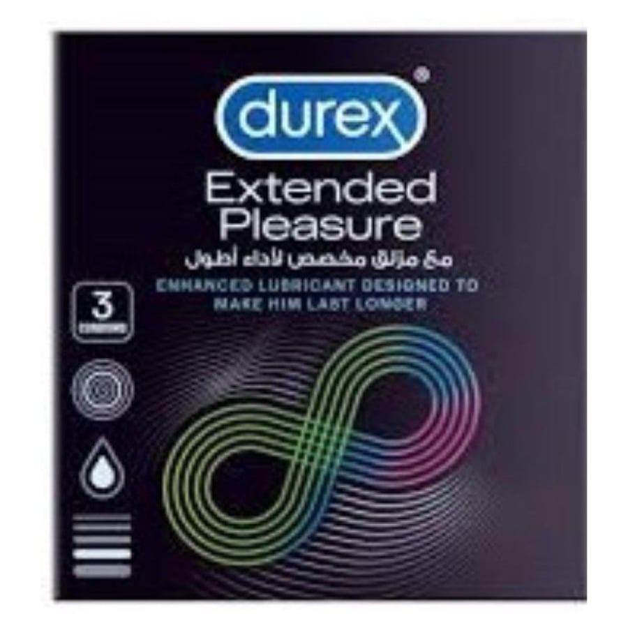 واقي ديوركس ٣حبة EXTENDED PLEASURE