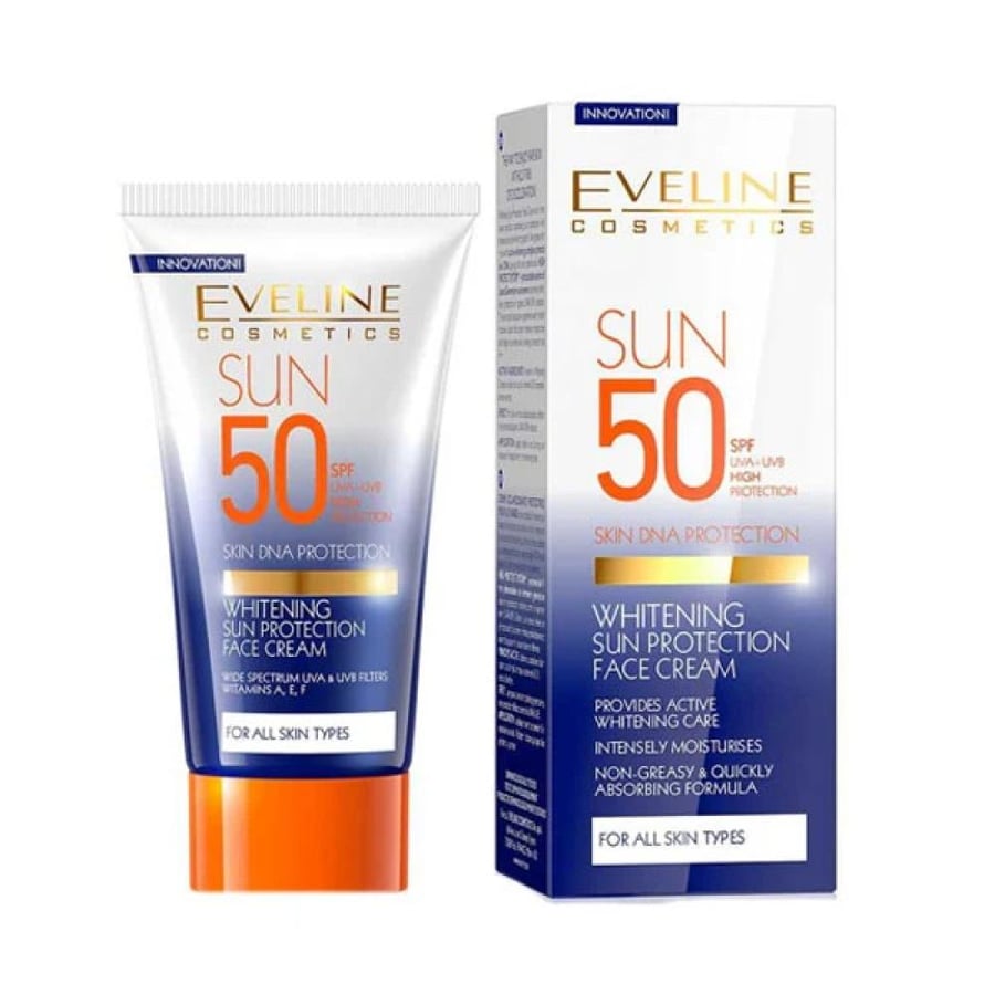 صن كير كريم للتفتيح وحمايه من الشمسspf50 من ايفلين