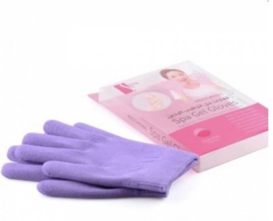 سبا قفازات جل السحرية الترطيب وتنعيم اليدين مع زيت الجوجوبا بنفسجي