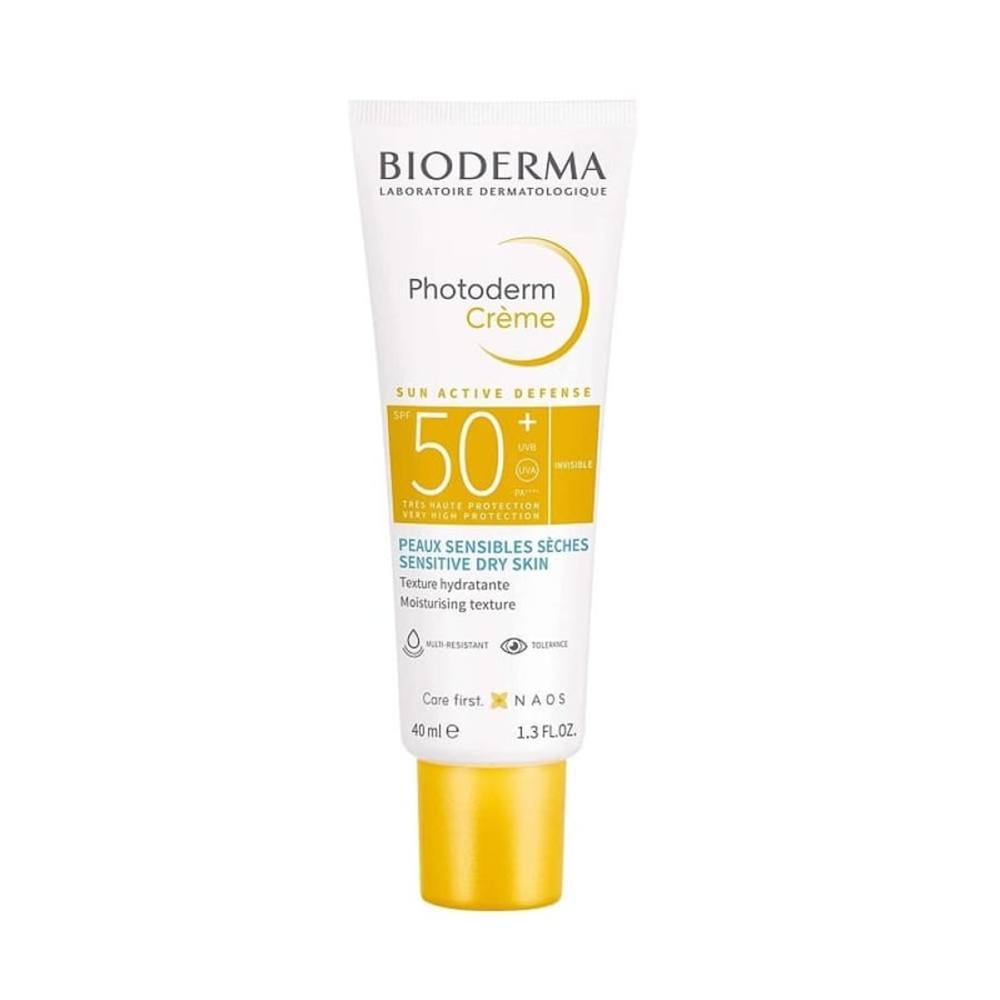 بيودرما واقي كريم حماية من الشمس بتركيبة ملونة SPF 50 لجميع انواع البشرة 40-مل