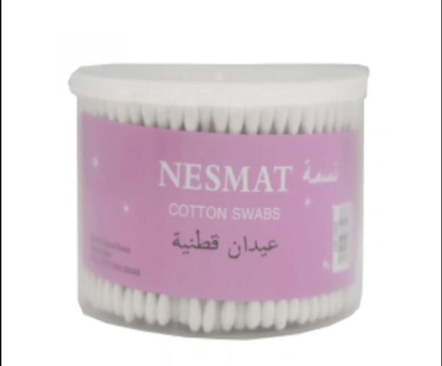 نسمات اعواد الأذن 500 عبوة خشبي