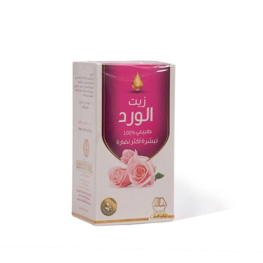 وادي النحل زيت جسم بالورد 125-مل