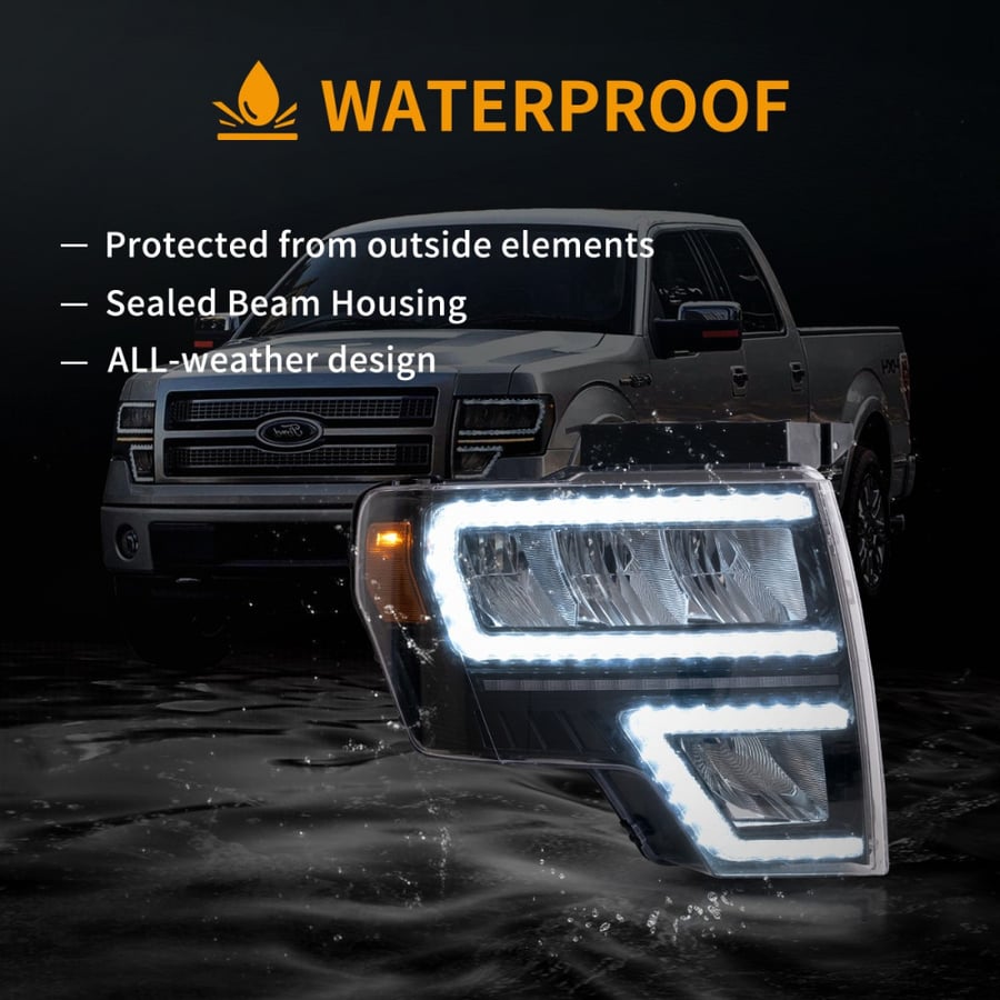 VLAND Headlights full LED Ford F-150 2009-2014