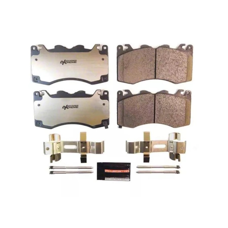 PowerStop Z26 Street Performance Carbon-Fiber Ceramic Brake Pads Front Pair Mustang 24-26