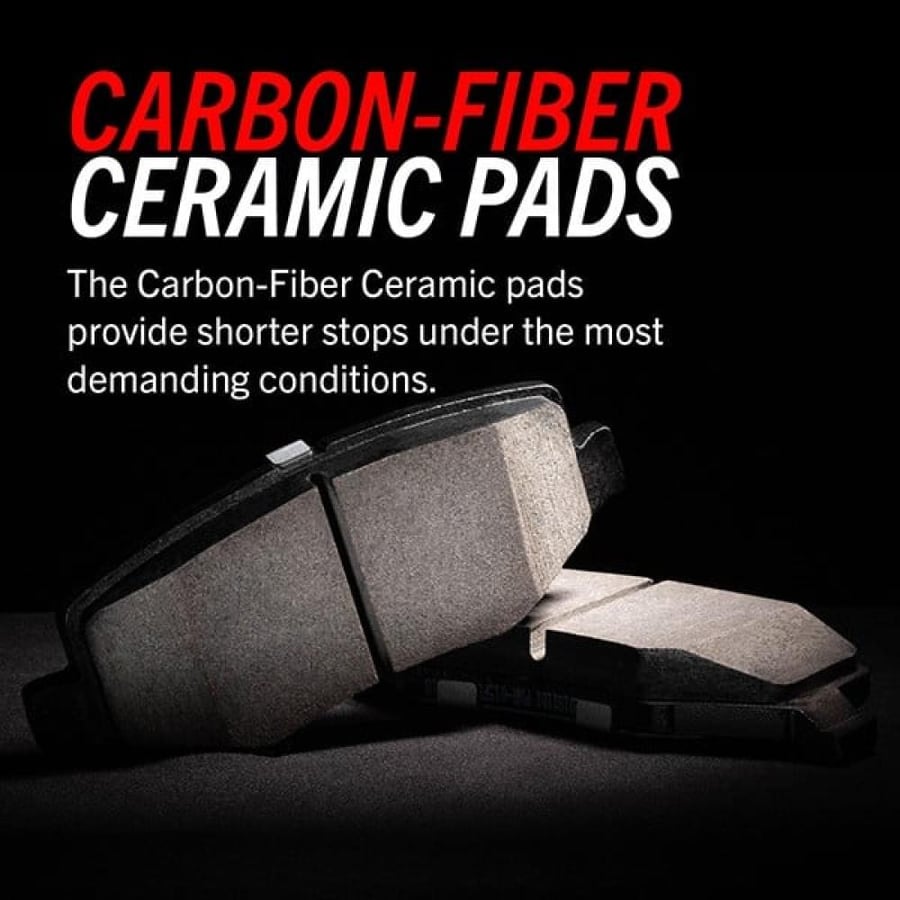 PowerStop Z26 Street Performance Carbon-Fiber Ceramic Brake Pads Front Pair Mustang 24-26