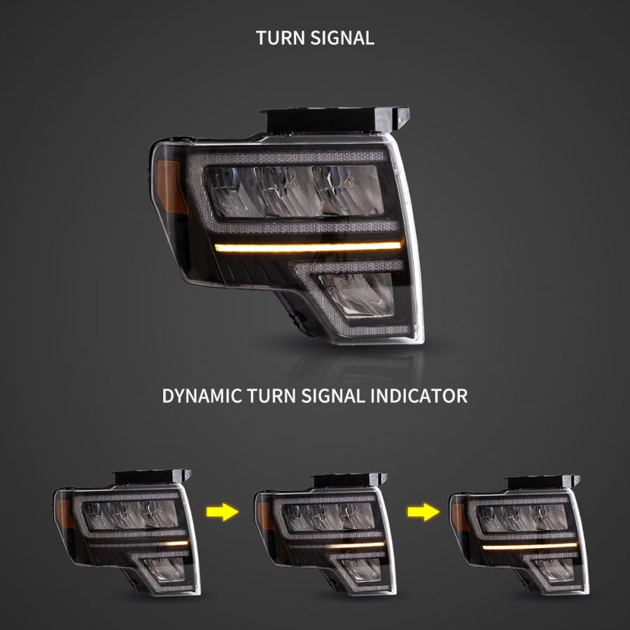 VLAND Headlights full LED Ford F-150 2009-2014