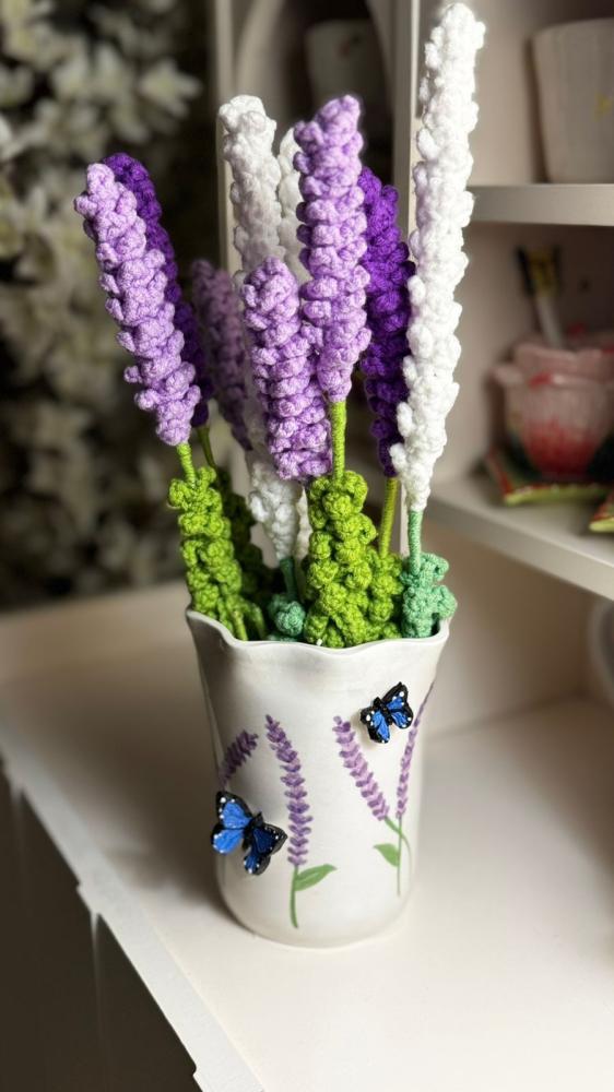 Lavender vase