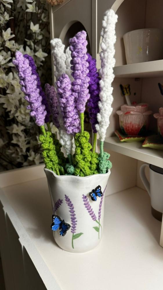 Lavender vase
