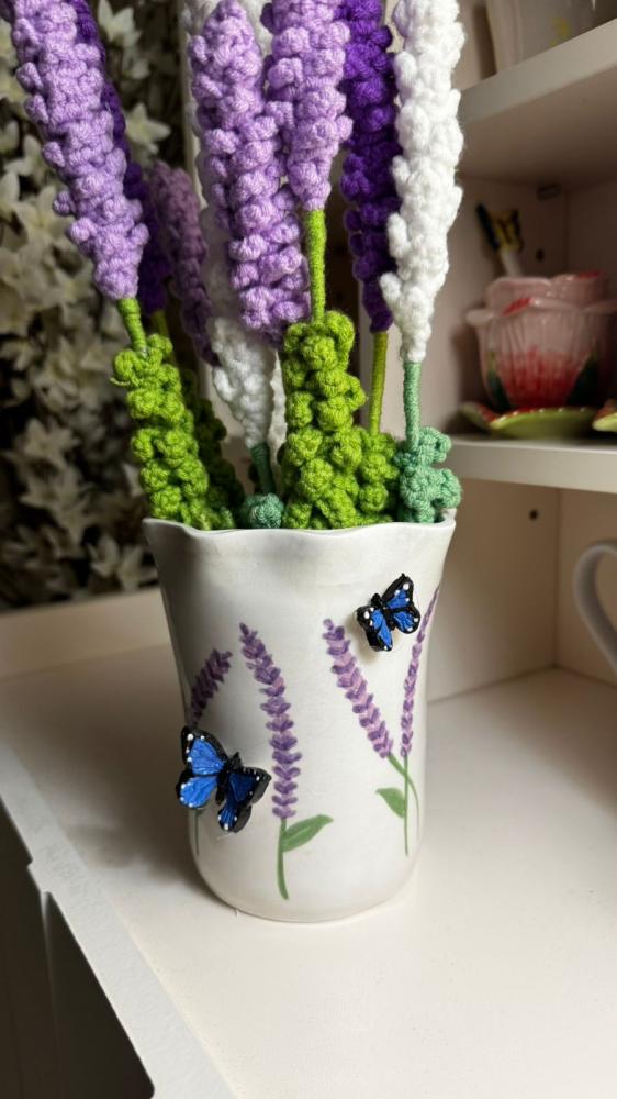 Lavender vase