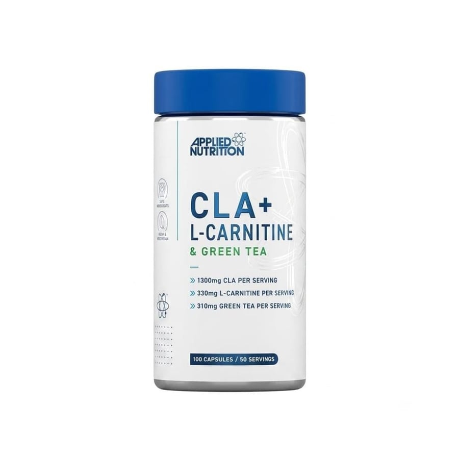 ابلايد ال كارنتين APPLIED NUTRITION CLA L-CARNITINE & GREEN TEA 100 SOFTGELS