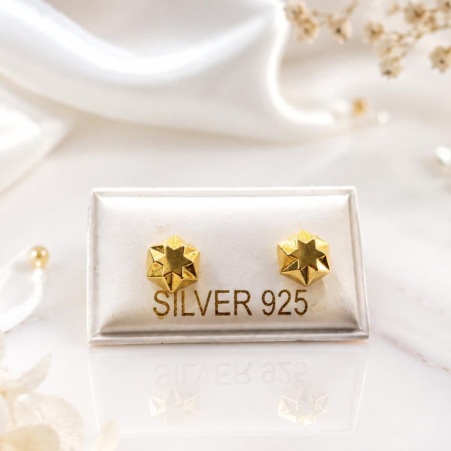 حلق فضه اطفال عيار 925 (طبي)