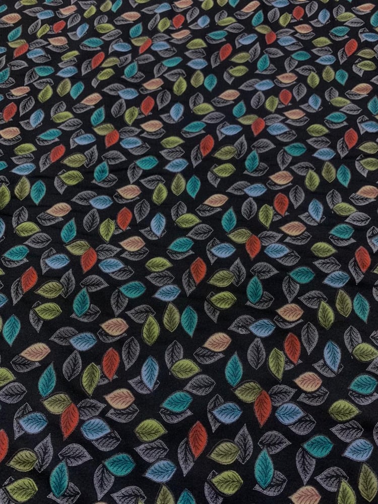 Kashmiri fabric with floral pattern, two widths