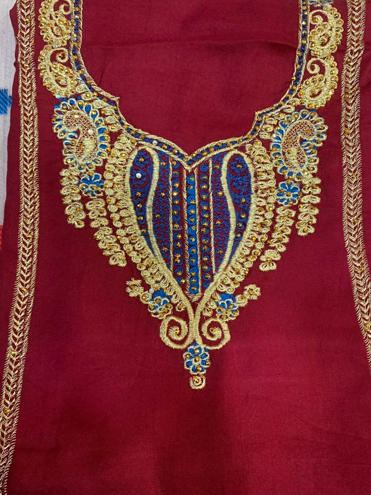Kashmiri plain fabric