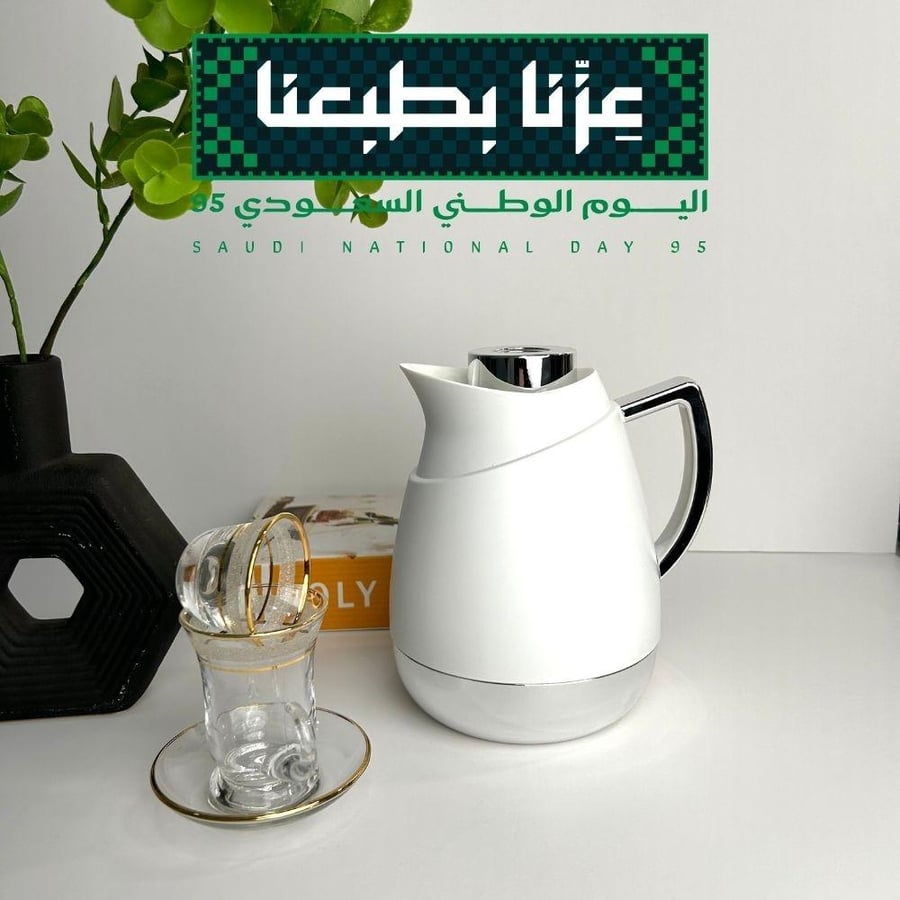 ترمس شاي وقهوة  ضغاط مفرد 1 لتر