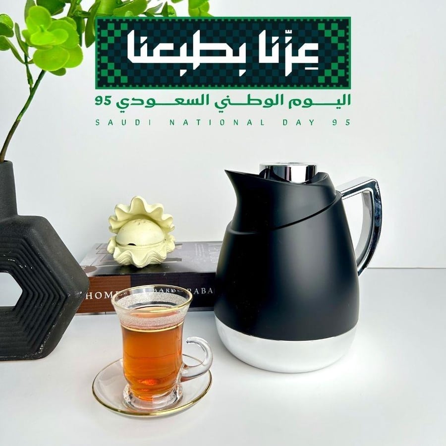 ترمس شاي وقهوة  ضغاط مفرد 1 لتر