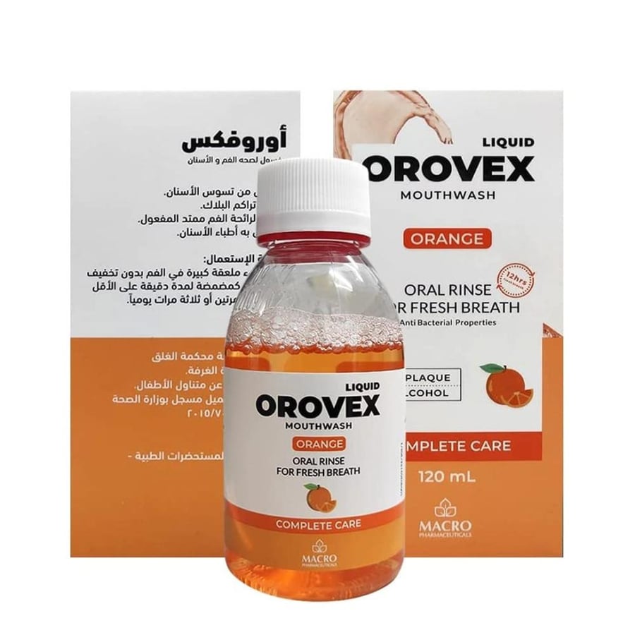زيوروكبسولات غسول فم برتقال12حبه