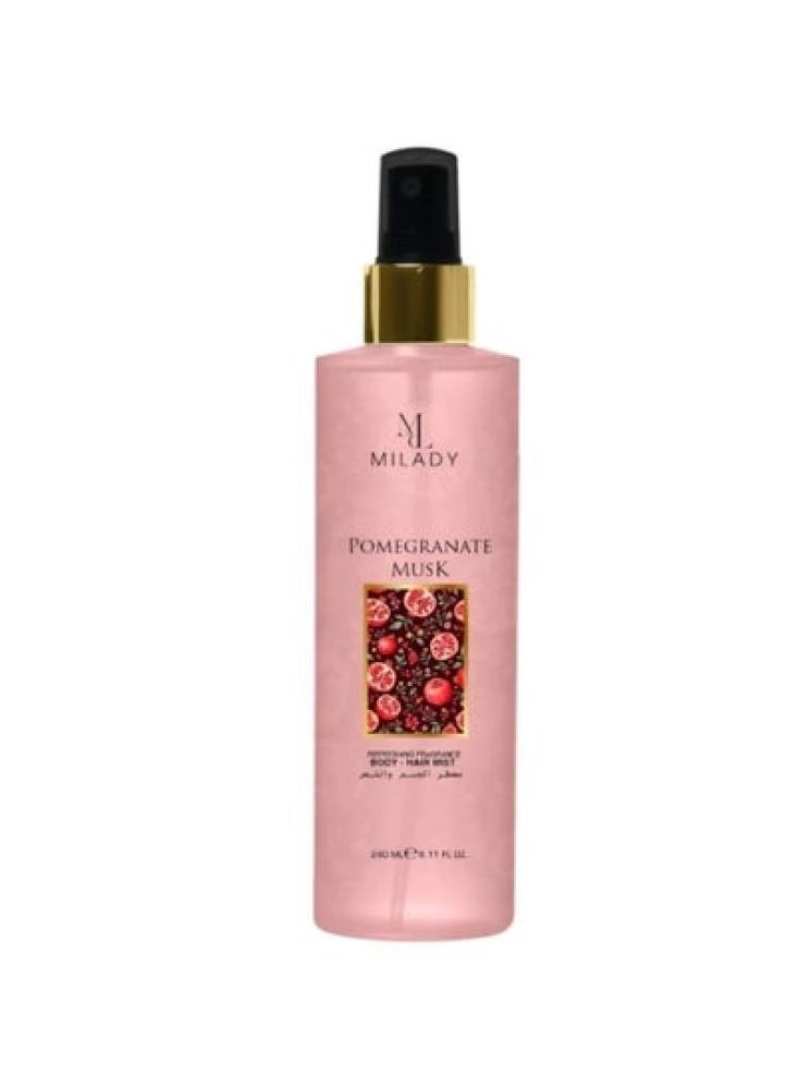 ميليدي معطر للشعر والجسم رمان ومسك 240مل