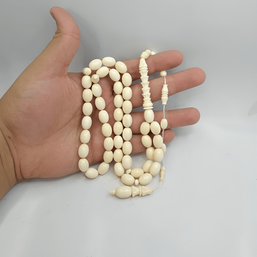 سبحة عاج منقوش متجر الرجل العربي