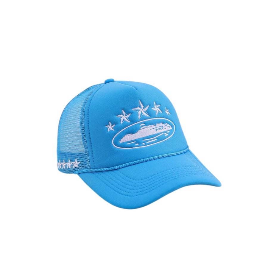 Cortez blue hat