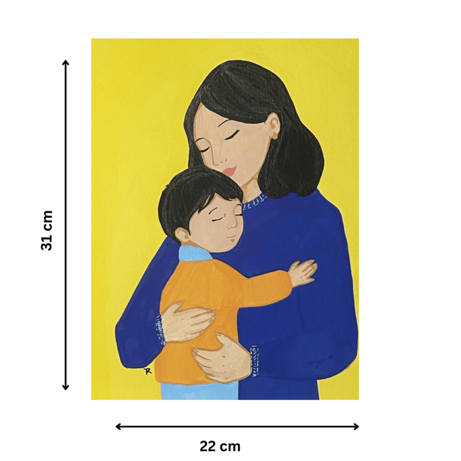 لوحة الحضن الدافئ -  warm hug