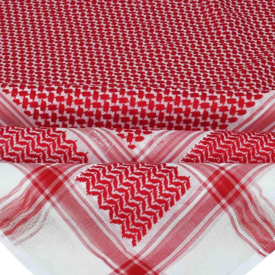 شماغ بروجيه رجالي احمر شلش فيجن