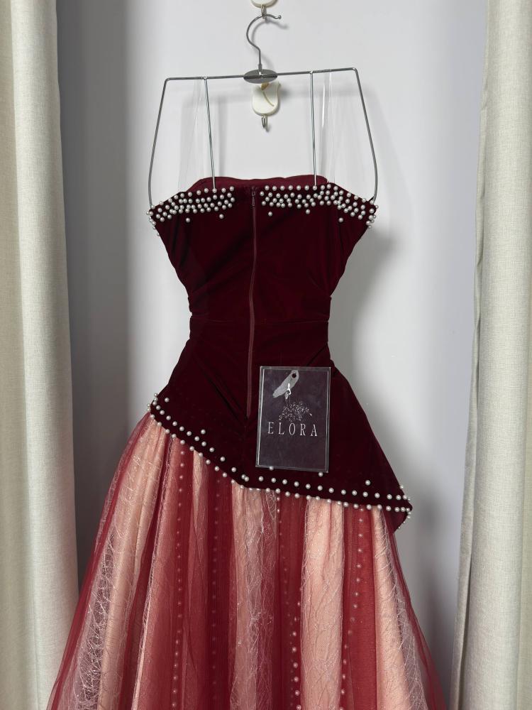 Evening dress, silk