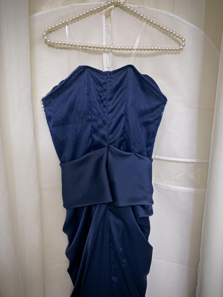 Elegant navy blue dress