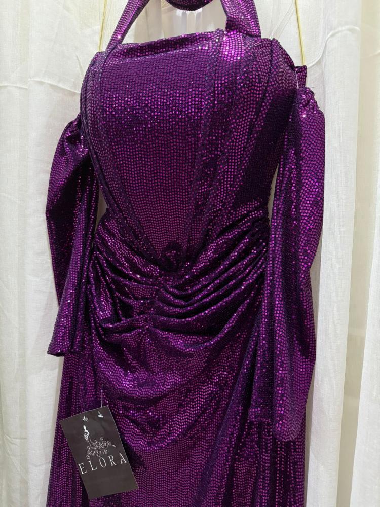 Purple dress with shine