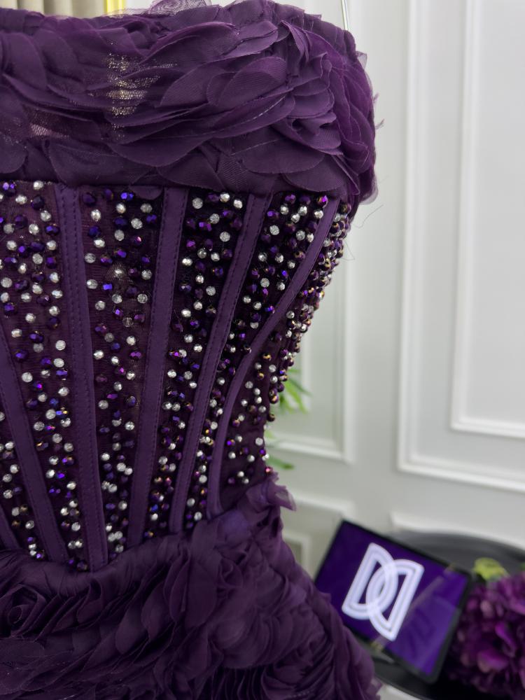 Purple dress, available
