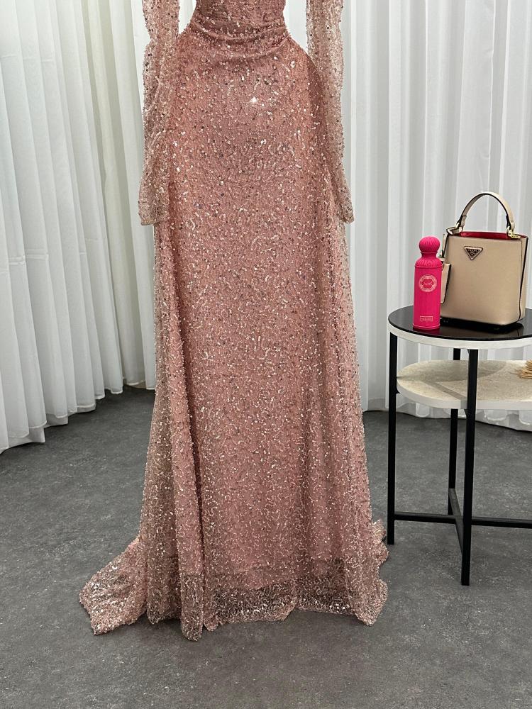 Rose gold dress