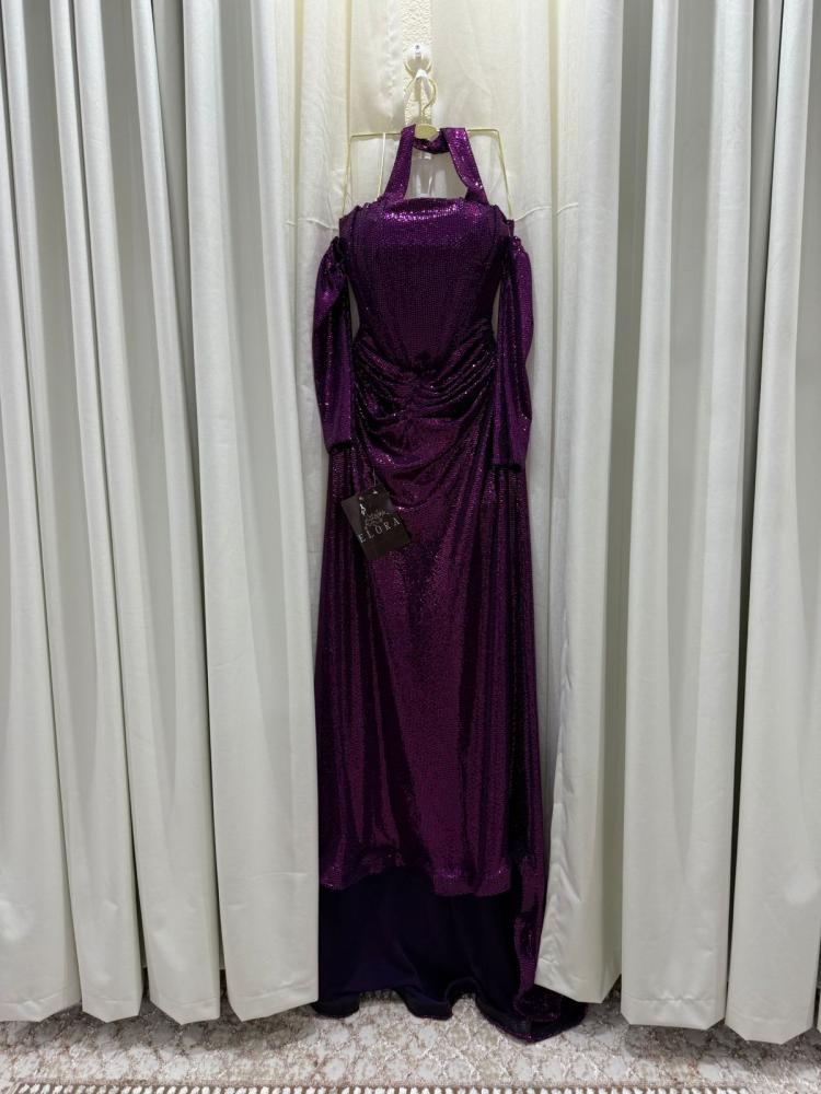 Purple dress with shine