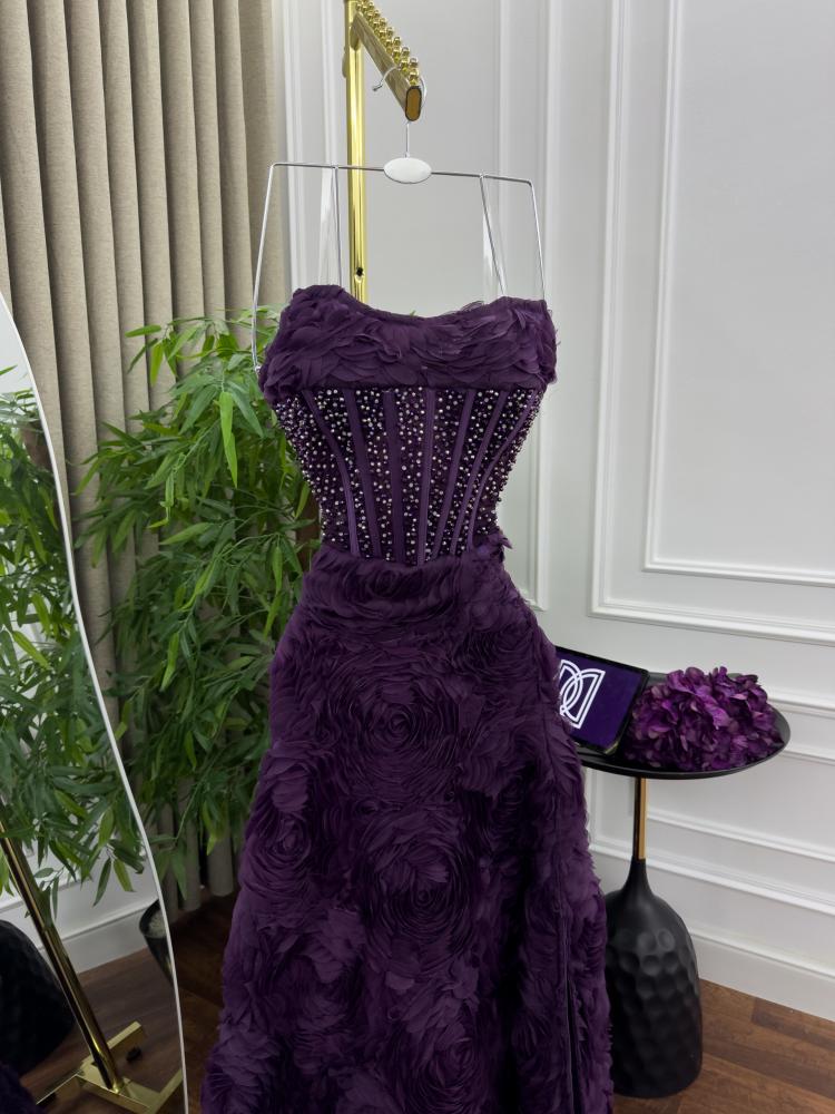Purple dress, available