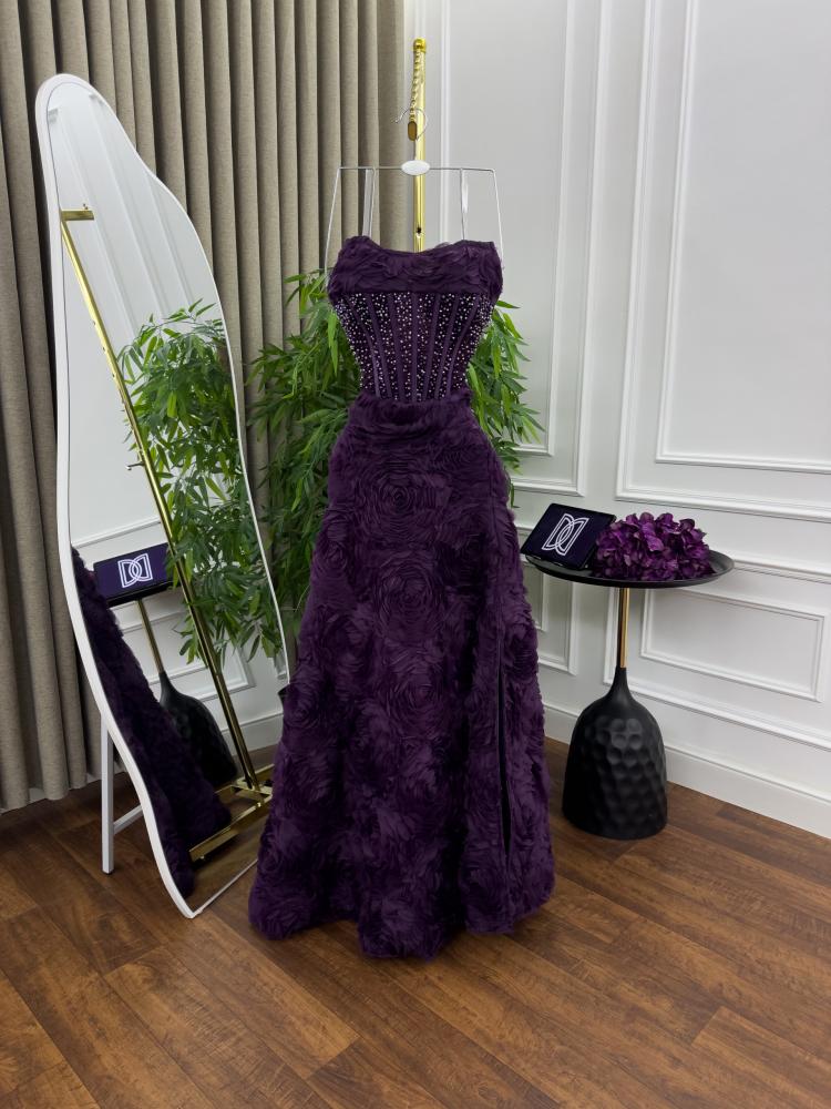 Purple dress, available