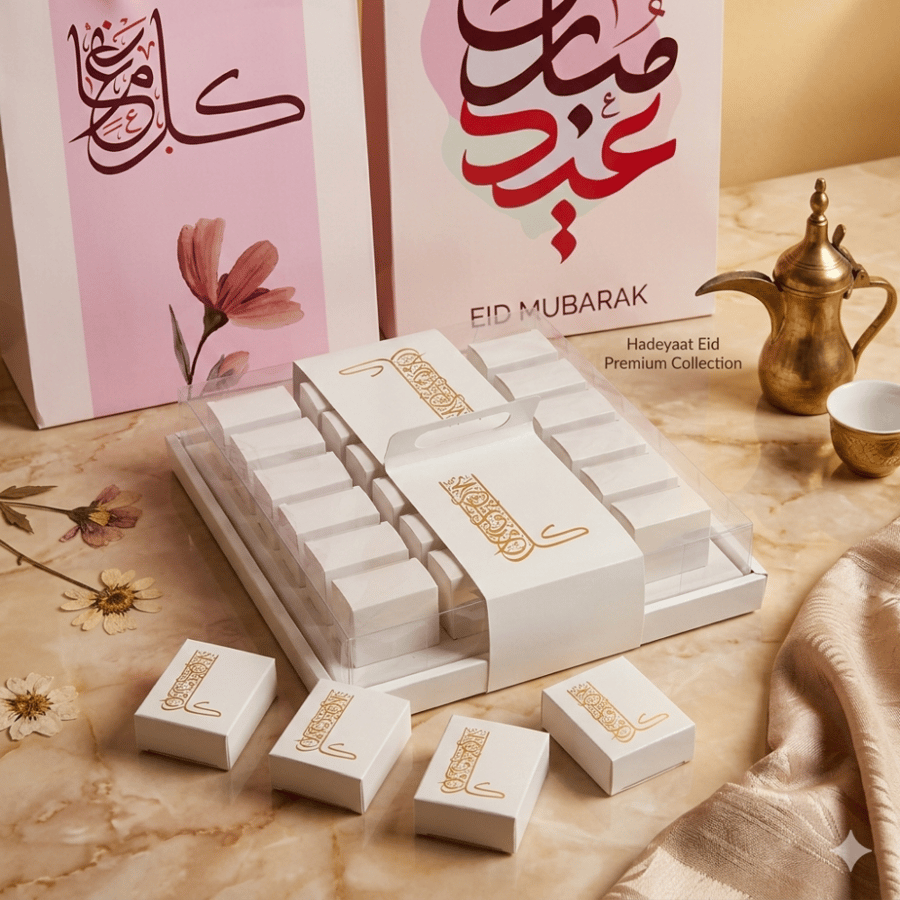 مجموعه(12) علب توزيعات العيد الفاخره
